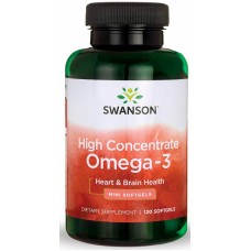 Swanson uztura bagātinātājs Omega 3 zivju eļļa ar citronu garšu, 150 kaps.